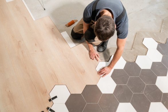 Flooring installation services in Conroe